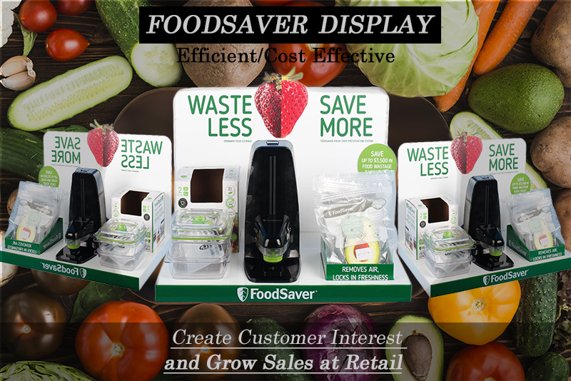 FOODSAVER DISPLAY STAND