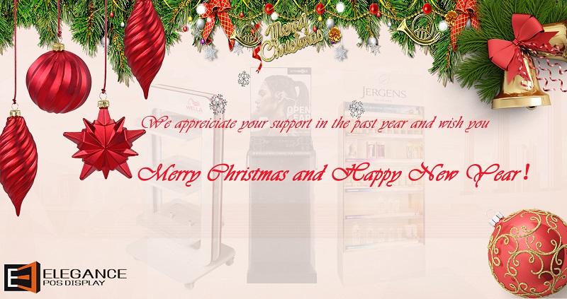 Elegance POS Display Wishes you A Merry Christmas