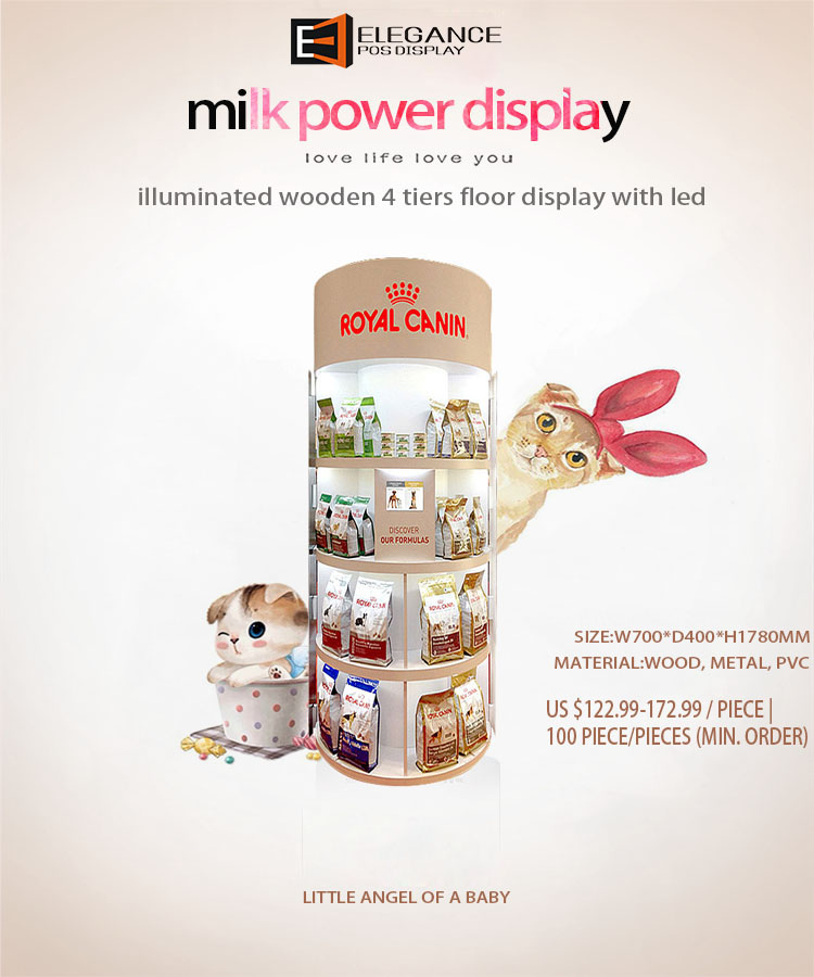 milk powder display