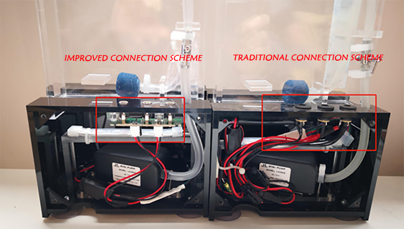 improve the wire connection scheme