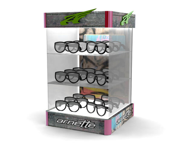 8 Creative Sunglass Counter Displays We Designed