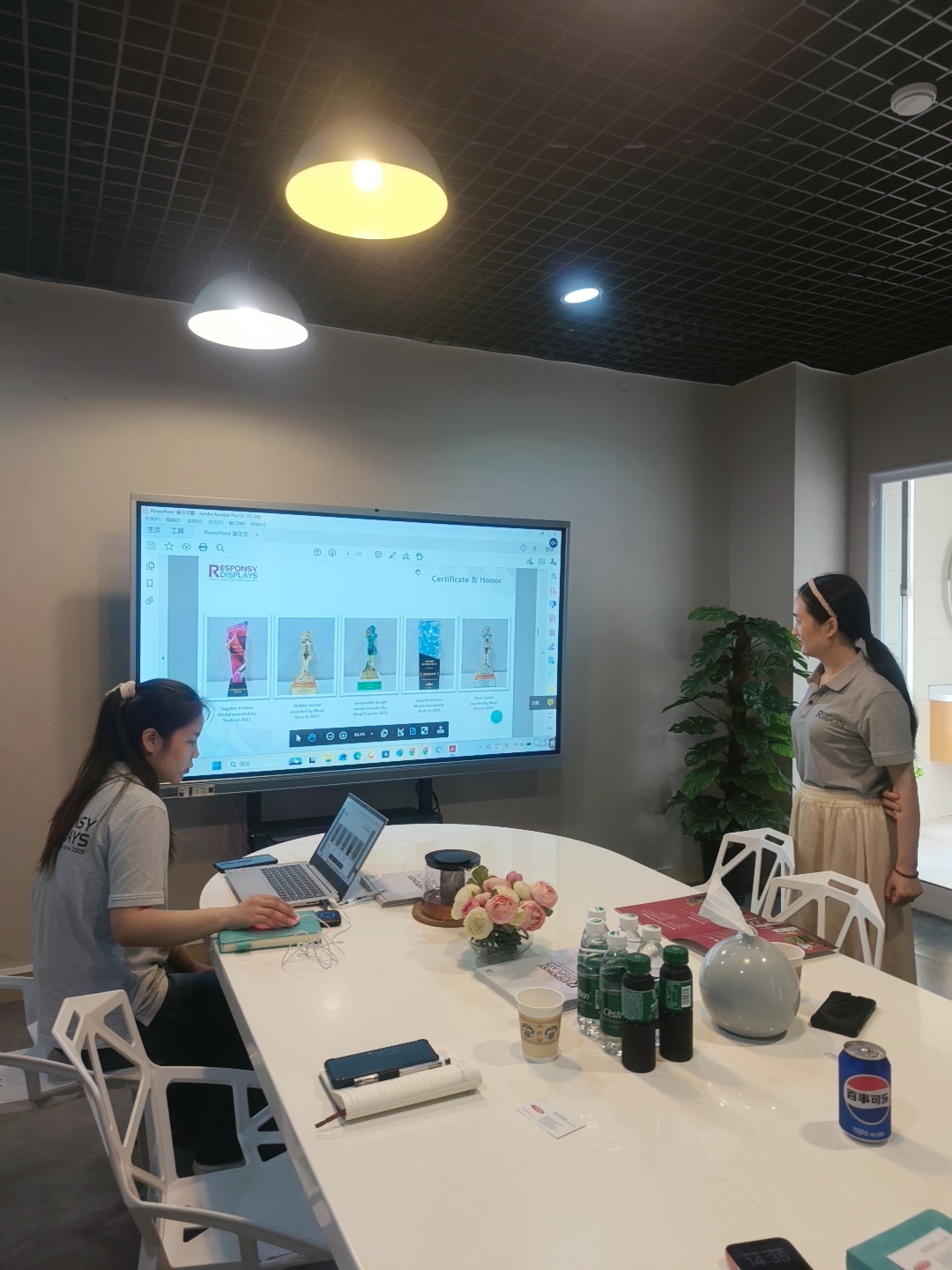 A warm welcome to our UK clients visiting Dongguan for a tour and inspection