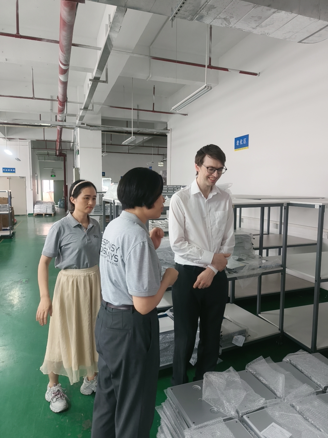 A warm welcome to our UK clients visiting Dongguan for a tour and inspection