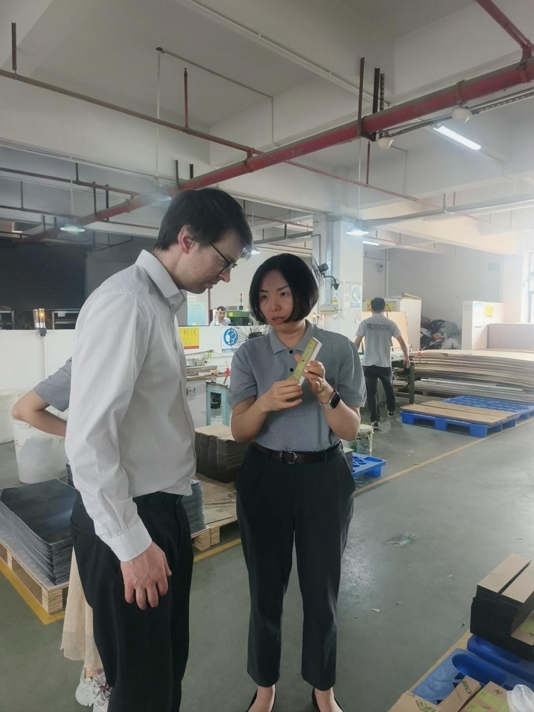 A warm welcome to our UK clients visiting Dongguan for a tour and inspection