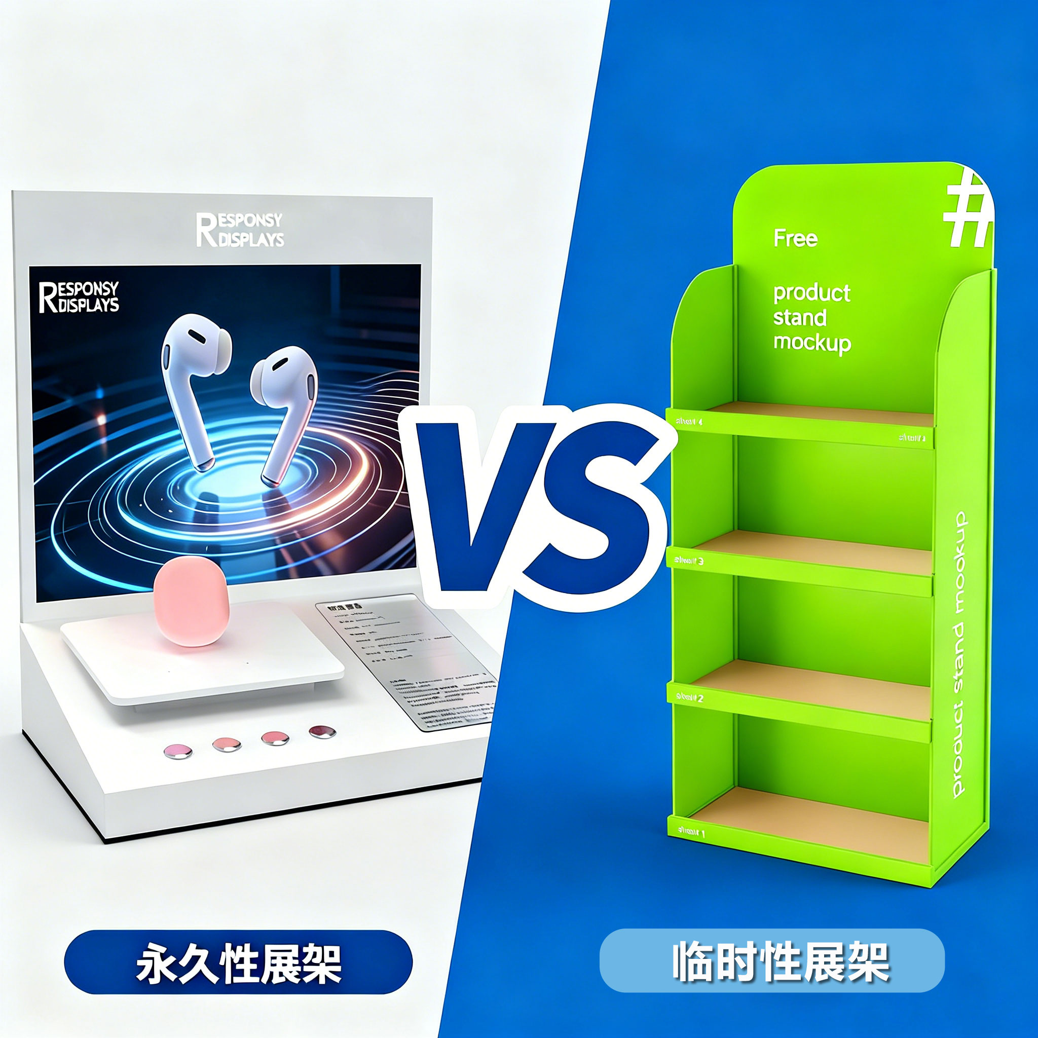 Permanent vs Temporary Display Racks: Differences, Advantages and Selection Guide