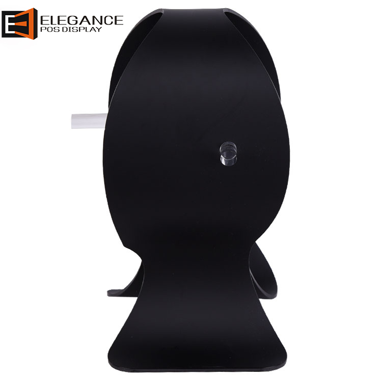 U-shaped Black Double-sided Dull Polish Acrylic Eyeglass Store Fixtures 