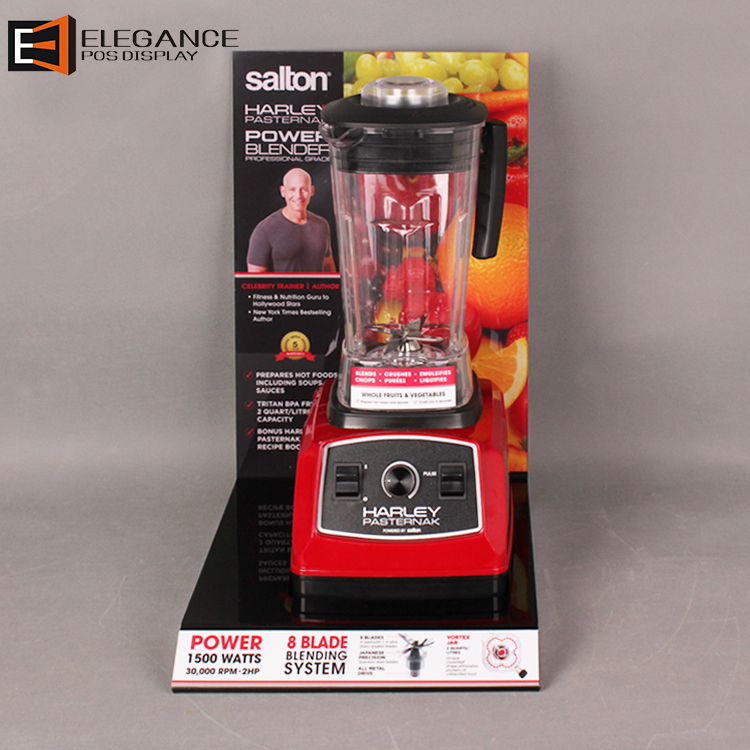 Acrylic And PVC Household Appliances Rack Blender Display Stand To Be Customizable