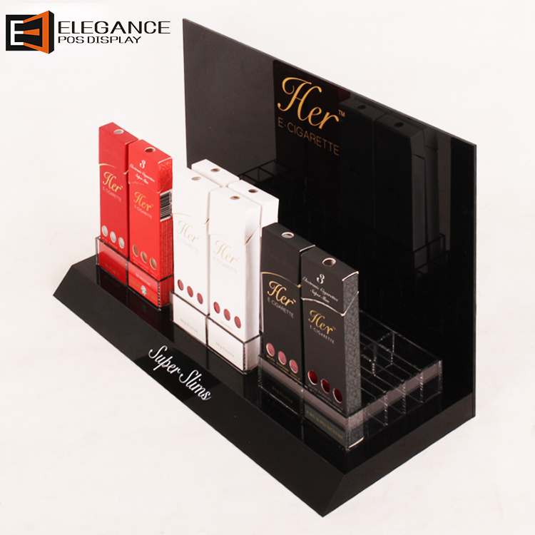 Acrylic Electronic Cigarette Display Stand Used For Supermarket