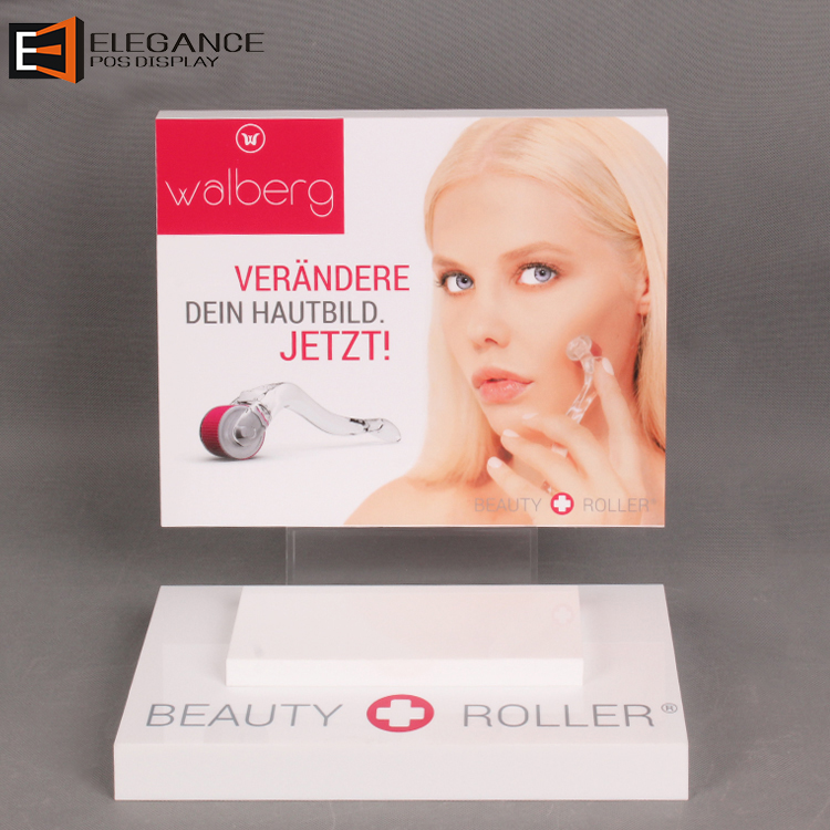 Customized Counter Acrylic Display Beauty Apparatus Stand For Cosmetic Stores