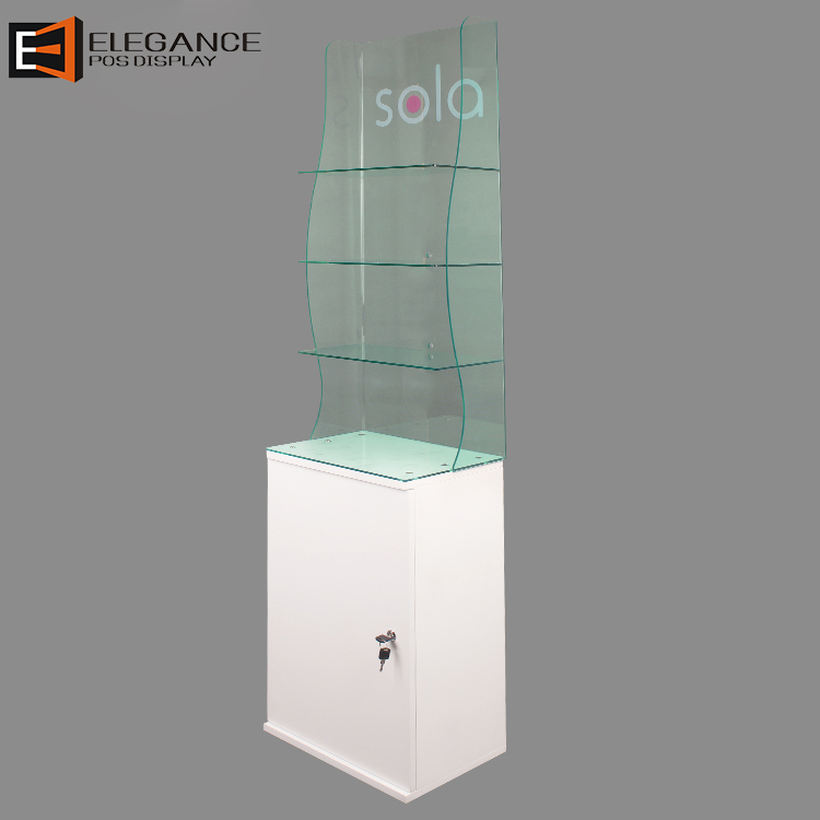 Floor Acrylic And Wood Adult Toys Display Cabinet With Lock