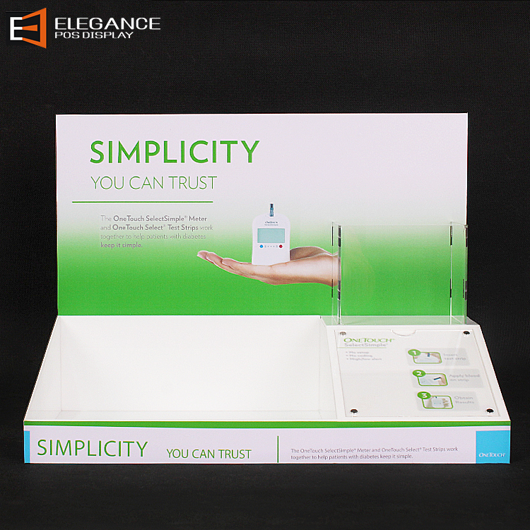 Hot-sale Customized POP Acrylic and PVC Electronic Product Glucometer Display Rack