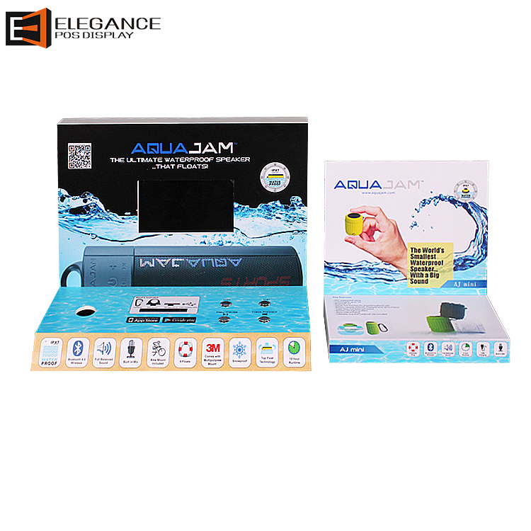 Counter Top PVC Display stand With LCD For Bluetooth Speaker