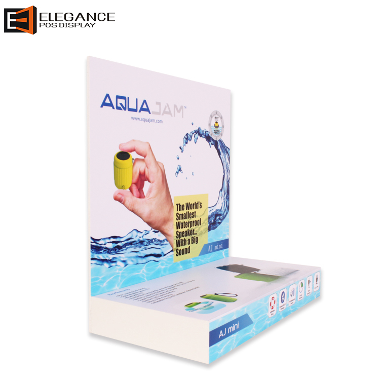 Counter Top PVC Display stand With LCD For Bluetooth Speaker