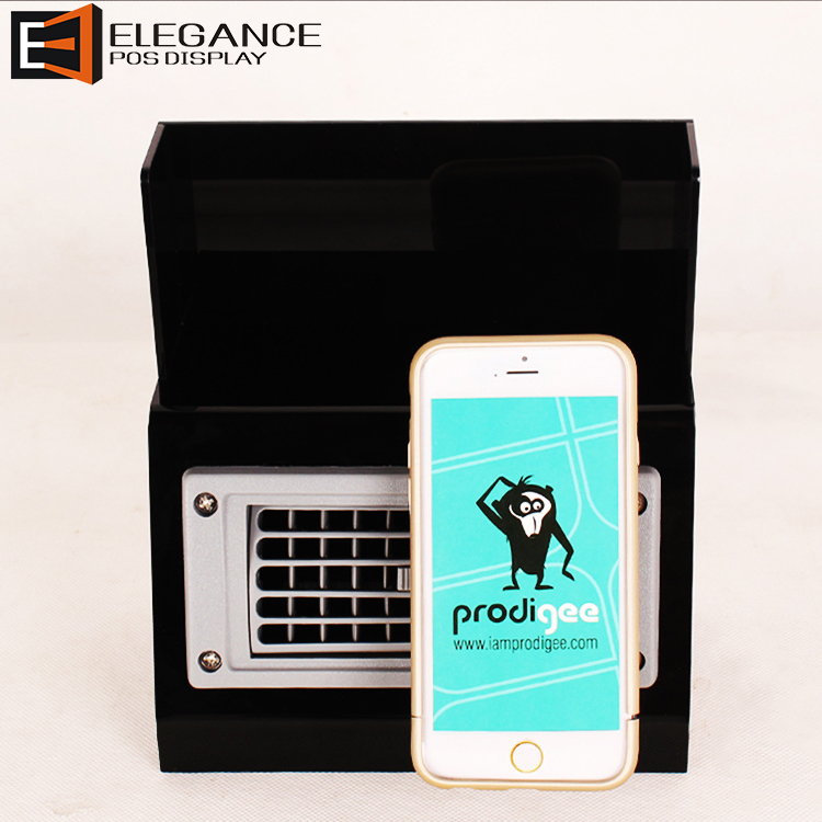Customized Counter Top Black  Acrylic  Display Mobile Phone Holder Display Stand