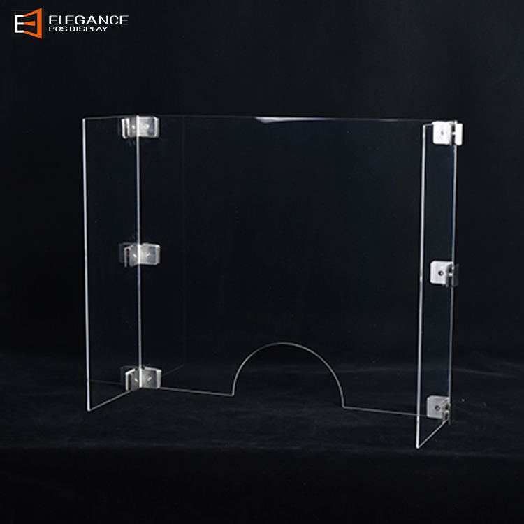 New Design Clear Acrylic Separator Counter Sneeze Guard Transparent Divider For Office Desk And Room