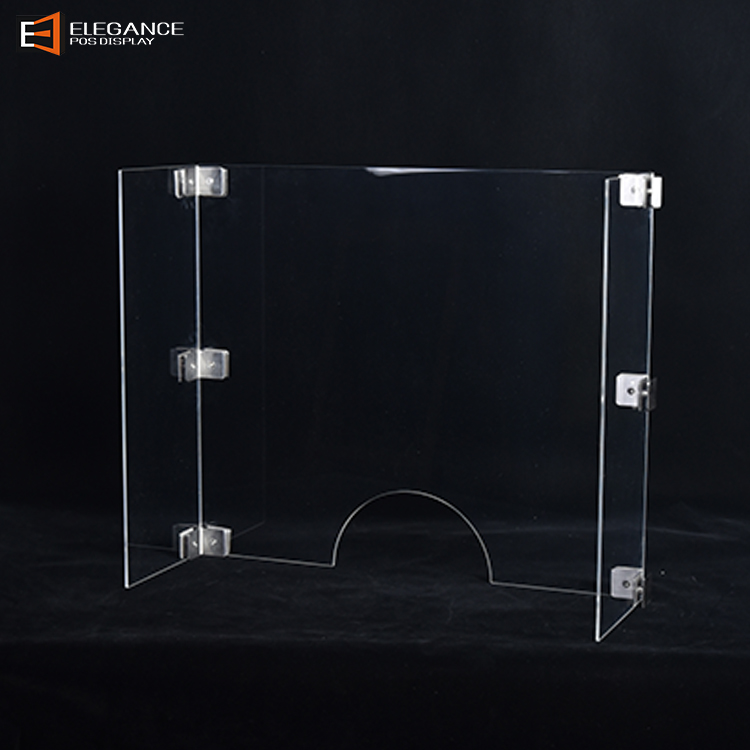 New Design Clear Acrylic Separator Counter Sneeze Guard