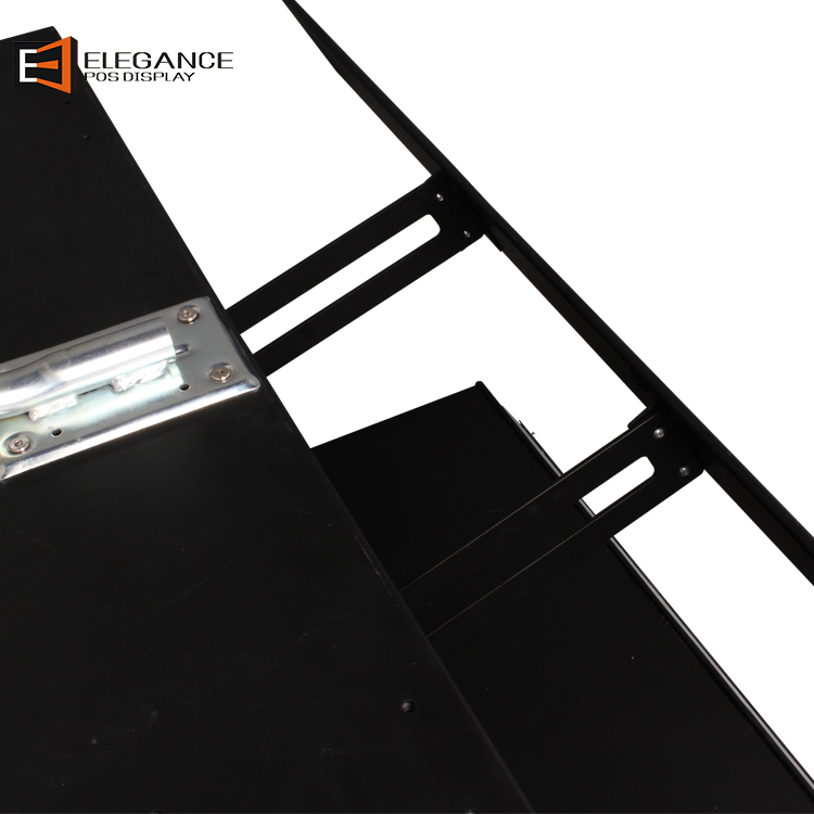 Metal And PVC Floor Standing Hose Reel POS Display Rack 