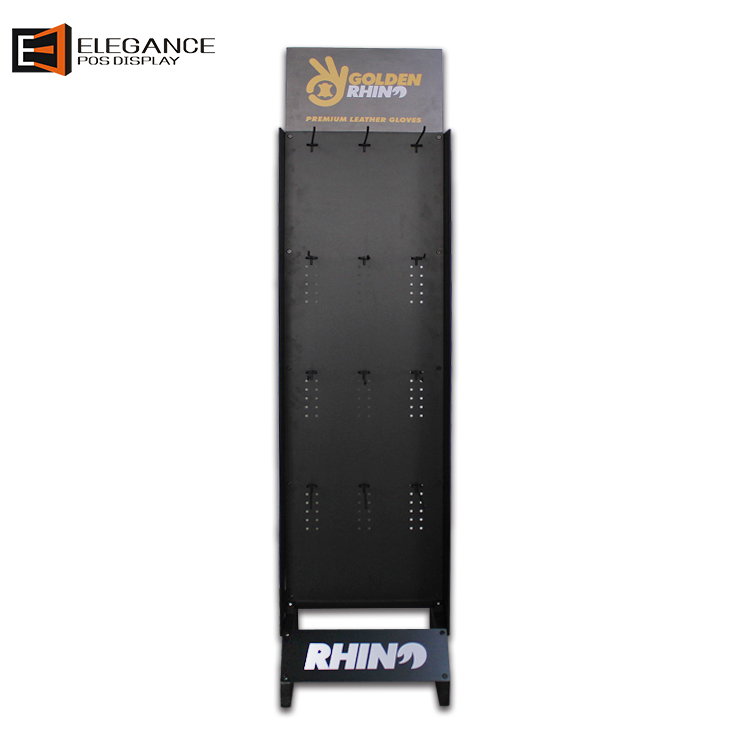 Modern Style Hot-sale Adjustable Metal floor Ball Display Rack With Pegs 