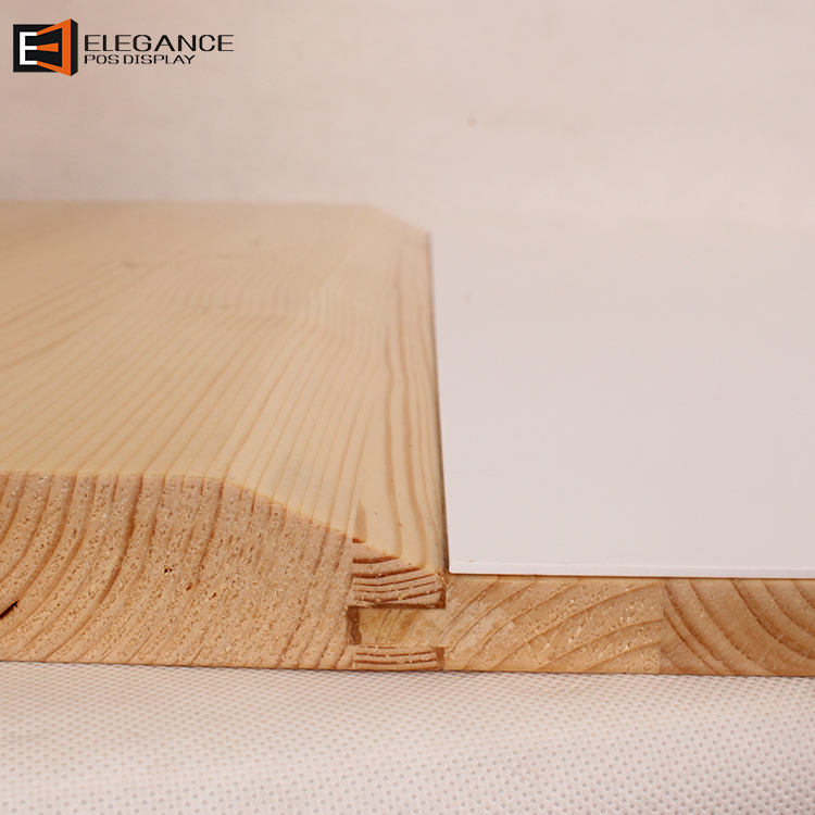 Custom Wooden Countertop Sunscreen Display Stand