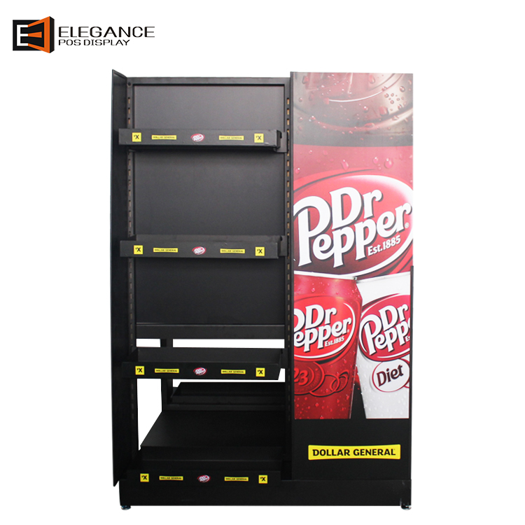 Supermarket Metal Counter Beverage Display Drinks Storage Beverage Bracket