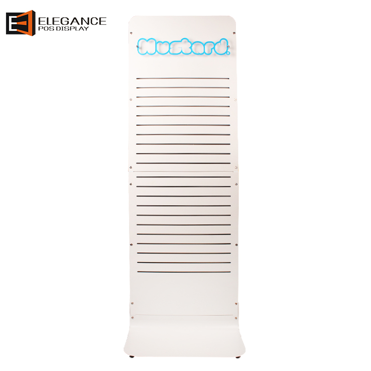 Hight Quality Design Custom Clear Acrylic & Metal MUSTARD Floor Standing Display 