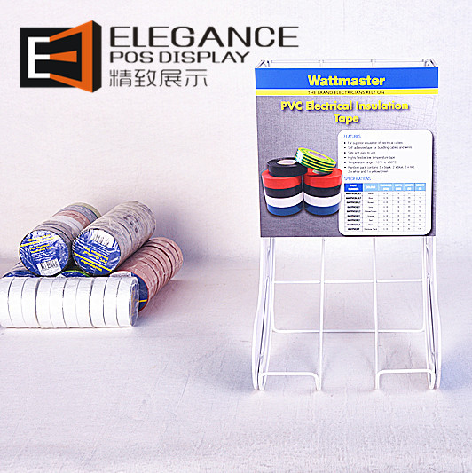 Slide Shape Counter Metal Wire & PVC Masking Tape Display Rack Tape Dispenser 
