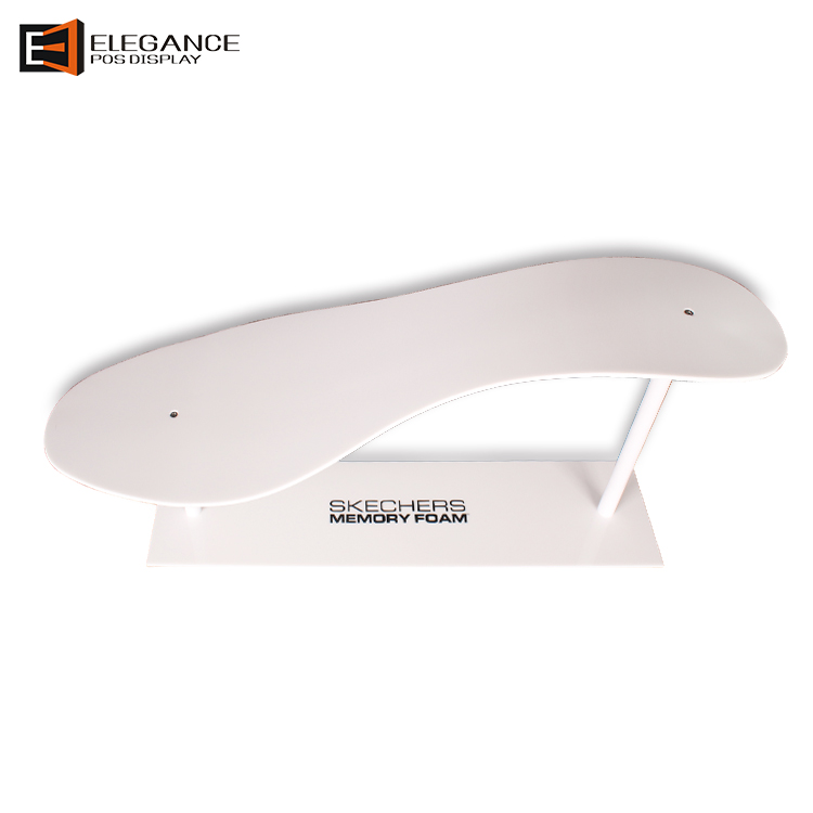 Customized Countertop Shoe Pad Rack Acrylic Insole Display Stand 