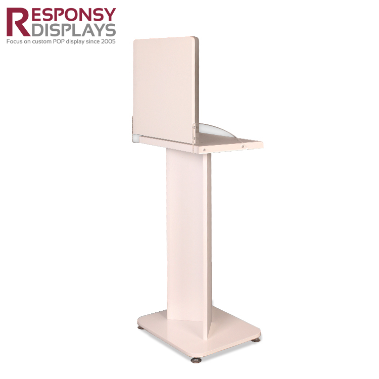 Custom Floor Acrylic And Wood Electronic Products Printer Display Stand 
