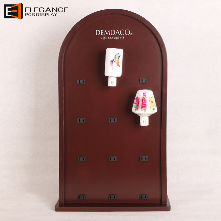 Fashionable Custom Retro Wooden Night Lamp And Night Light Display Stand