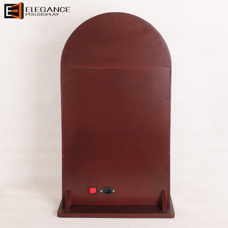 Fashionable Custom Retro Wooden Night Lamp And Night Light Display Stand