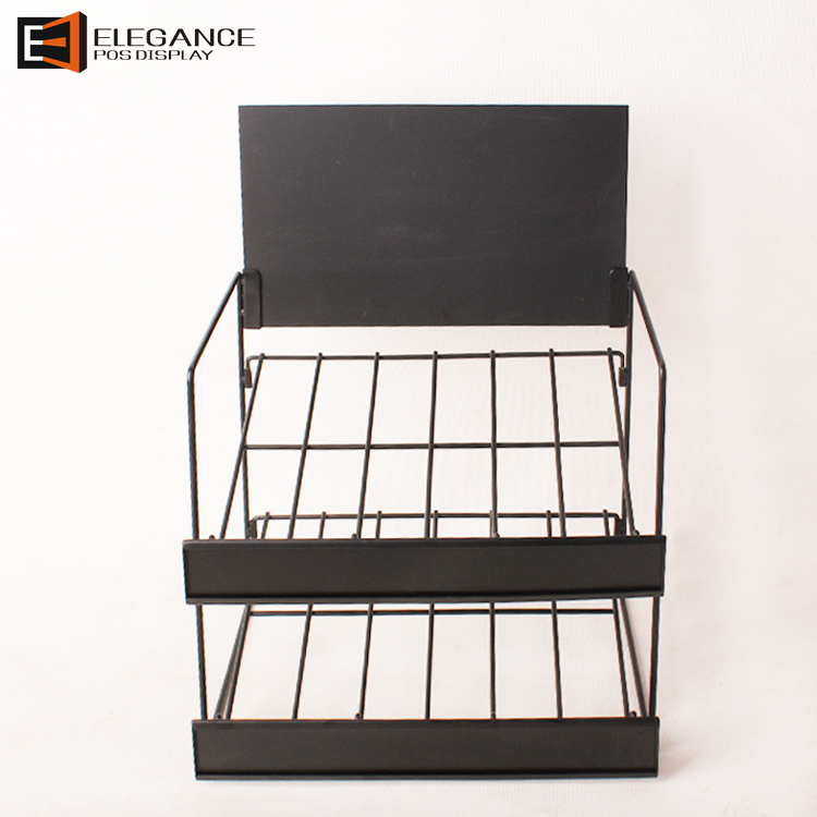 Custom Wholesales Counter Snack And Food Metal Wire Display Rack