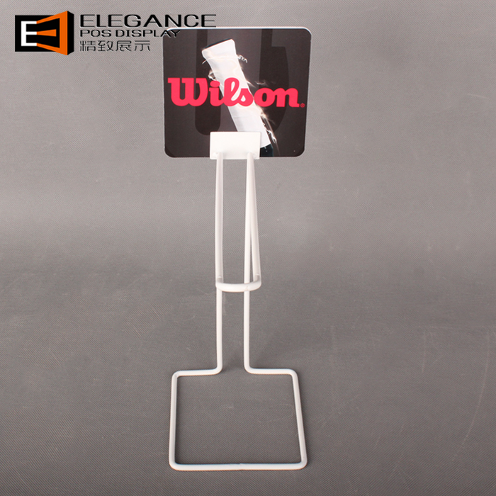 Metal Single Ornaments Stationery Stockings Display Rack With Hook 