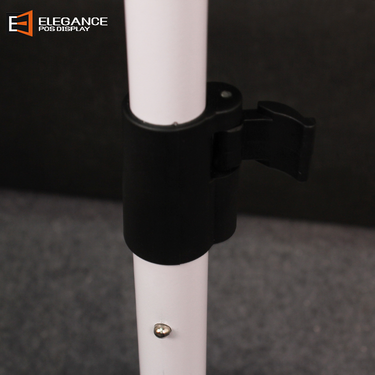 Modern 360 Degree 2 Tiers Retail Floor Metal Spinning Display Stand For Bags 