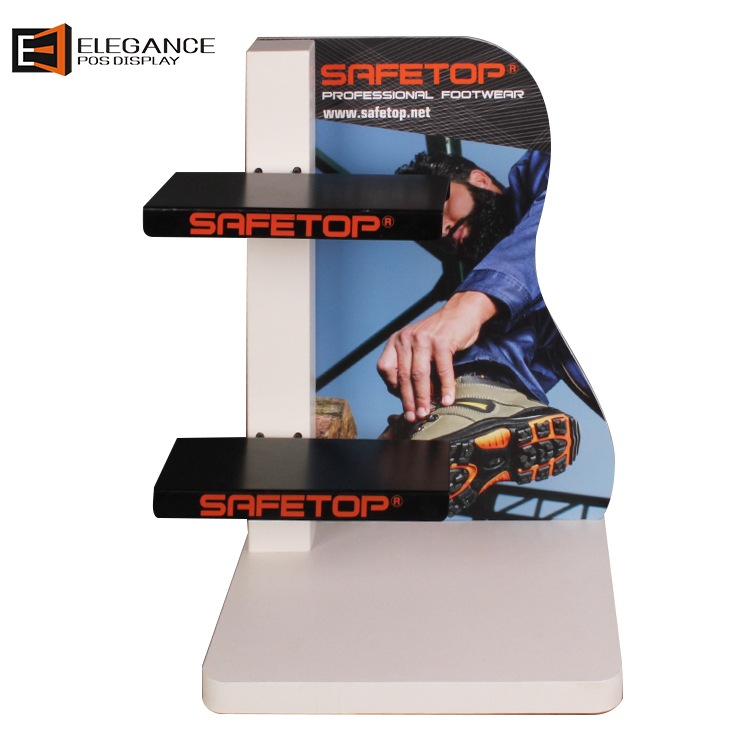 Modern Metal Counter Sport Shoes Climbing Boot Display Stand 